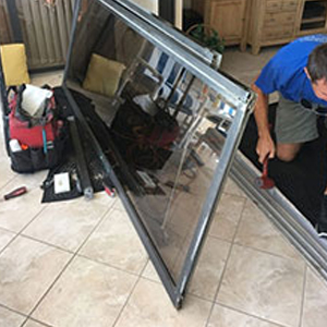 sliding glass door frame repair Woodland